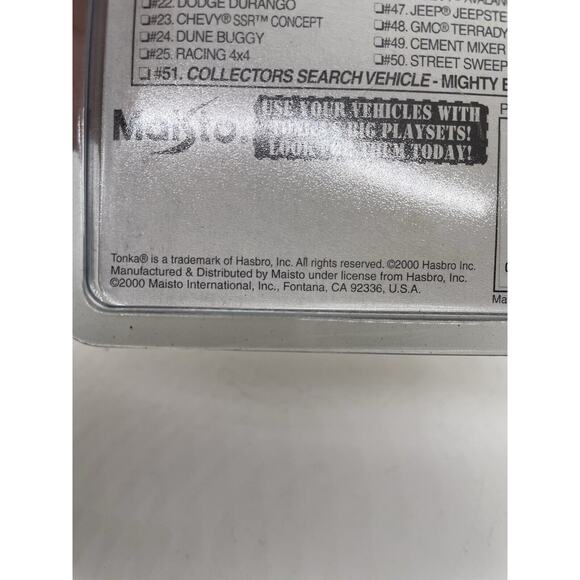 Vintage 1998 Maisto Tonka Bulldozer Diecast 1:64 Scale KG JD - Picture 10 of 10